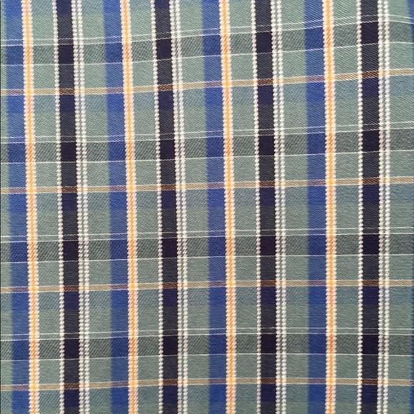 Duluth Trading Co Men’s Green Blue Plaid Cotton Casual Button Down Shirt Large - Picture 6 of 14